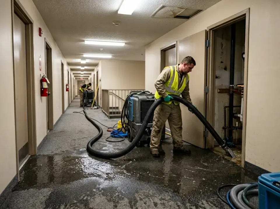 multi-unit-apartment-hallway-f-005 — frequently asked questions, Emergency Burst Pipe Water Extraction & Removal in La Verne…